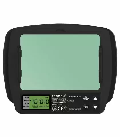 Сварочная маска с автоматическим светофильтром и подачей воздуха Tecmen TM1000 черная с PAPR