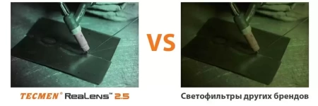 Сварочная маска с автоматическим светофильтром (АСФ) Хамелеон Tecmen ADF 715S 9-13 TM15 черная