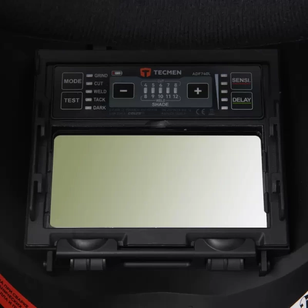 Сварочная маска с автоматическим светофильтром (АСФ) Хамелеон Tecmen ADF 740L Cерая